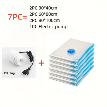 Compressed Bag Electric Pump, Travel Vacuum Bag Pump, Mini Vacuum Sealant Machine, Food Space Savings, Food Organizer