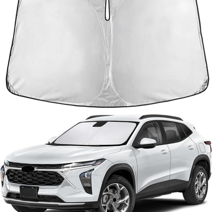 Car Windshield Sunshade | Blocks 99% Heat & Keeps Interior Cool | Universal Fits Cars, Suvs, Trucks | Automotive Sun Screen, Visor & Car Accessories for Summer | Medium (64X32 Inches)