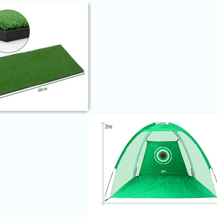 Golf Practice Net Tent Golf Hitting Cage Garden Grassland Practice Tent Golf Training Equipment Mesh Outdoor