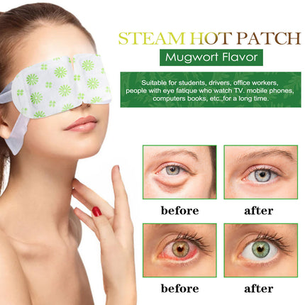 Self Heating Warm Compress for Dry Eyes | Heated Eye Mask for Fast Relief | No Microwave or Washcloth Needed | Travel Ready |