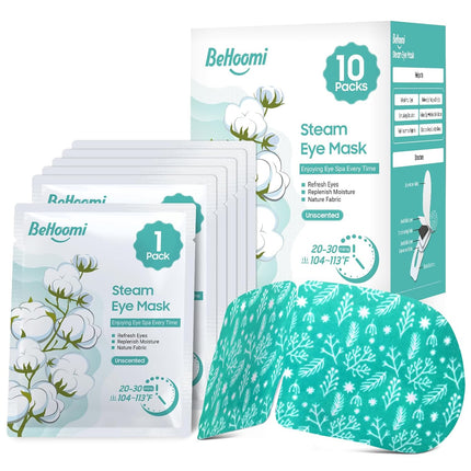 Steam Eye Mask, 30 Packs Heated Eye Mask, Self Heating Disposable SPA Warm Compress for Eyes （Lavender & Unscented & Tea Tree）