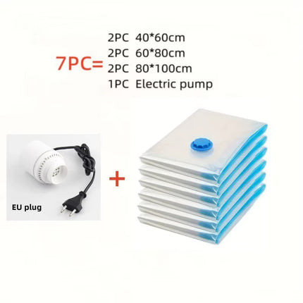 Compressed Bag Electric Pump, Travel Vacuum Bag Pump, Mini Vacuum Sealant Machine, Food Space Savings, Food Organizer