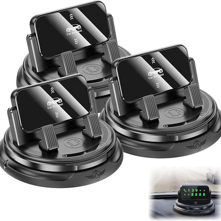 Revolutionary 360° Car Phone Holder - 2026 Non-Slip Dashboard Mount for Ultimate Navigation and Viewing (Set of 2)