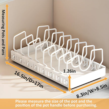 Sliding Pots and Pans Organizer