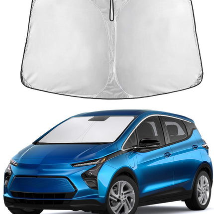 Car Windshield Sunshade | Blocks 99% Heat & Keeps Interior Cool | Universal Fits Cars, Suvs, Trucks | Automotive Sun Screen, Visor & Car Accessories for Summer | Medium (64X32 Inches)
