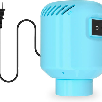 Electric Pump for Vacuum Storage Bags Travel Vacuum Pump for Various Vacuum Seal Bags Portable Vacpack Air Pump for Compression Clothing Blanket Luggage White(Storage Bag Not Included)