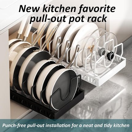 Sliding Pots and Pans Organizer
