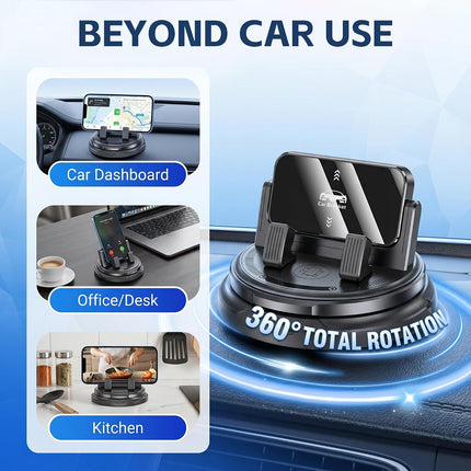 Revolutionary 360° Car Phone Holder - 2026 Non-Slip Dashboard Mount for Ultimate Navigation and Viewing (Set of 2)
