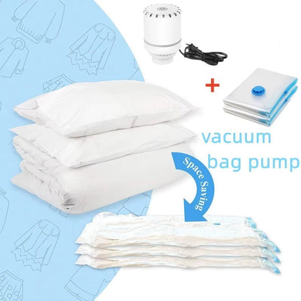 Compressed Bag Electric Pump, Travel Vacuum Bag Pump, Mini Vacuum Sealant Machine, Food Space Savings, Food Organizer