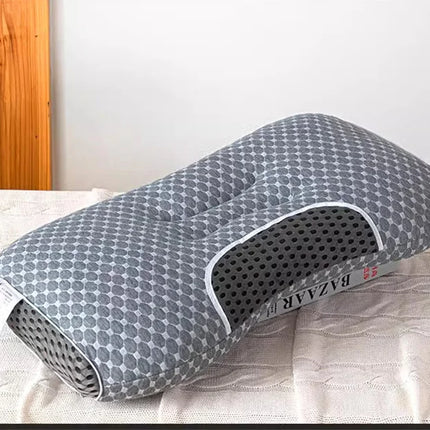 1pcs  NEW Orthopedic Neck Pillow, Washable Pillow Core, High Elastic, Neck Protection, Bedding for Hotel and Home For Home Bed