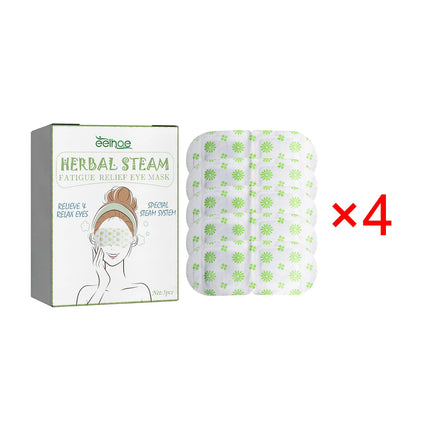 Steam Eye Mask Relieve Fatigue Soothe Eye Discomfort Fade Dark Circles Nourish Moisturizing Hot Compress Eye Mask