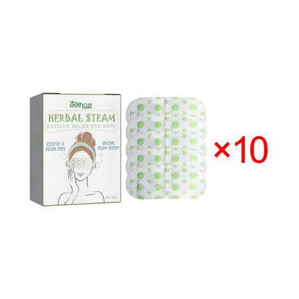 Steam Eye Mask Relieve Fatigue Soothe Eye Discomfort Fade Dark Circles Nourish Moisturizing Hot Compress Eye Mask