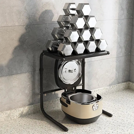 Kitchen Shelf Microwave Oven Storage Air Fryer Rice Cooker Shelf Finisher Multifunctional and Expandable