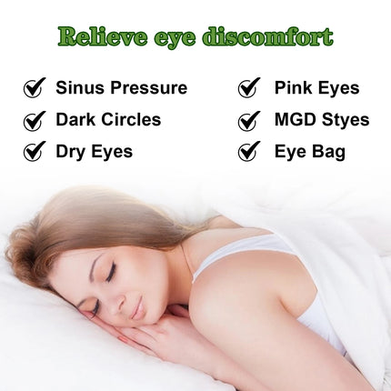 Steam Eye Mask Relieve Fatigue Soothe Eye Discomfort Fade Dark Circles Nourish Moisturizing Hot Compress Eye Mask