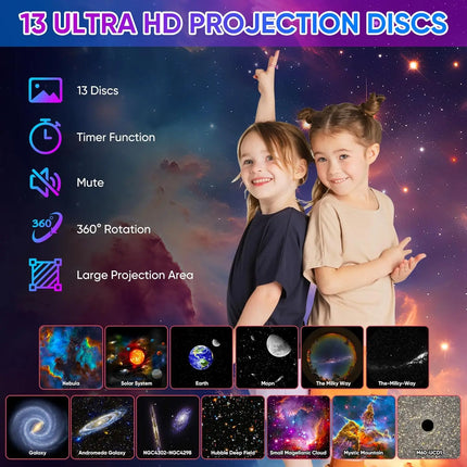 360° Galaxy Planetarium Projector Night Light