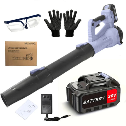 Ultra-high power leaf blower cordless blower garden leaves suitable for garden cleaning, dust removal and snow removal
