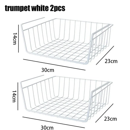 Multi-Functional Hanging Wire Basket Rack