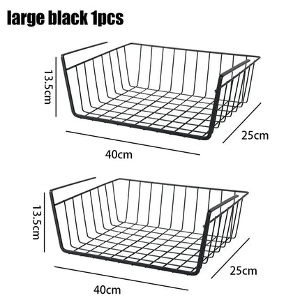 Multi-Functional Hanging Wire Basket Rack