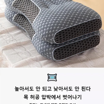1pcs  NEW Orthopedic Neck Pillow, Washable Pillow Core, High Elastic, Neck Protection, Bedding for Hotel and Home For Home Bed