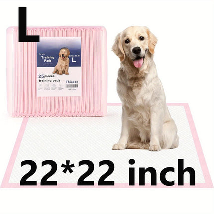 pet pads 100Pcs Super Absorbent Disposable Pet Urine Pads for Large Breeds Potty Training, Travel - Ideal for Dogs, Puppies, Cats