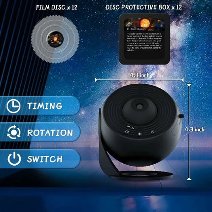 360° Galaxy Planetarium Projector Night Light