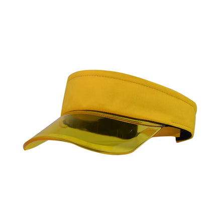 Baseball Caps For Women Fashionable Women Solid Color Sun Protection Topless Transparent Baseball Visor Cap Casquette Homme