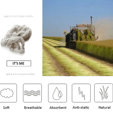 Pure Organic Flax Linen Bedding Set, Including Duvet Cover and 2 Pillow Cover, Bed Linens, Button Or Zipper Quilt Cover King