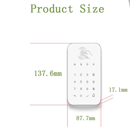 Wireless Touch Keyboard Lock