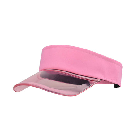 Baseball Caps For Women Fashionable Women Solid Color Sun Protection Topless Transparent Baseball Visor Cap Casquette Homme