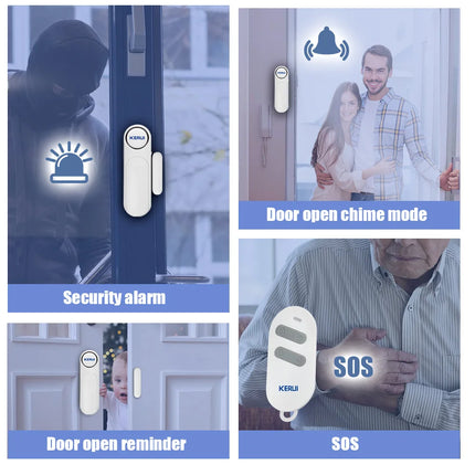 Wireless Magnetic Door Window Sensor Alarm