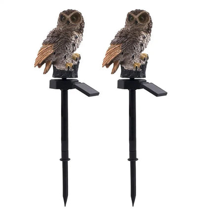 Solar Owl Garden Lamp