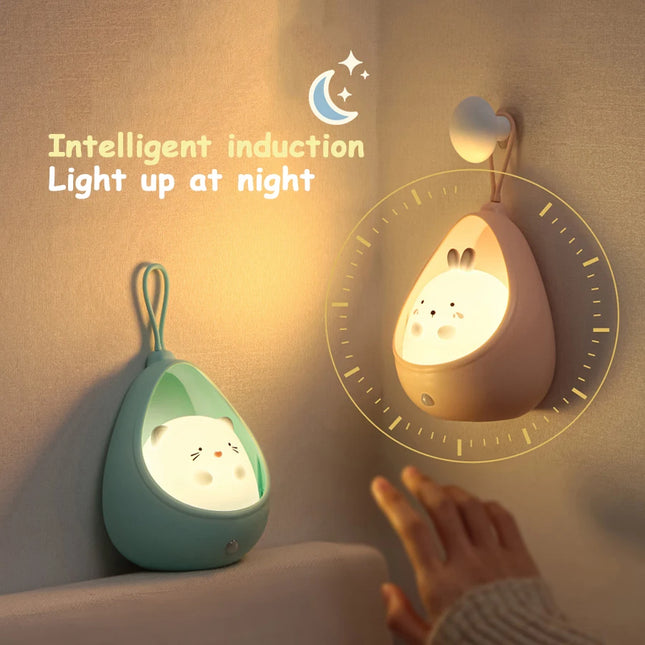 Cute Animal Sensor Night Light