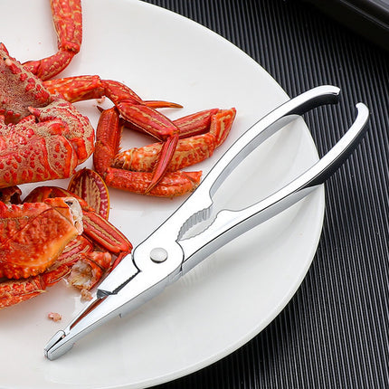 6Pcs Stainless Steel Crab Forks Set Crab Pliers Shellfish Fruit Forks Lobster Clamp Pliers Clip Kitchen Gadgets Seafood Tools