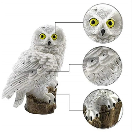 Solar Owl Garden Lamp