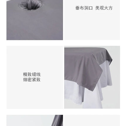 1Pcs Plain Beauty Salon Bed Sheets SPA Massage Anti-shrink Soft Touching Skin-friendly cotton Bedding Table Cover With/no Hole