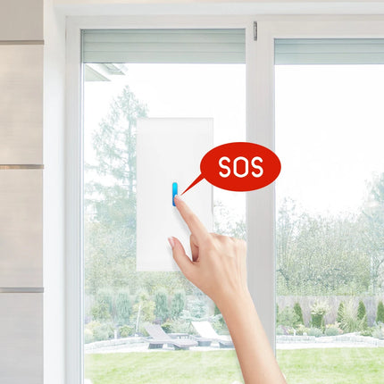 433MHz Wireless Glass Break Vibration Sensor Door Window Alarm