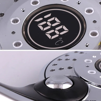 LED Shower Head with Digital Temperature Control