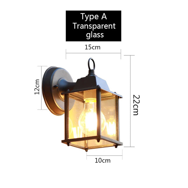 Retro Outdoor Wall Light