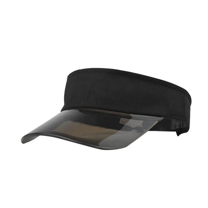 Baseball Caps For Women Fashionable Women Solid Color Sun Protection Topless Transparent Baseball Visor Cap Casquette Homme