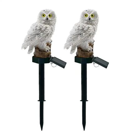 Solar Owl Garden Lamp