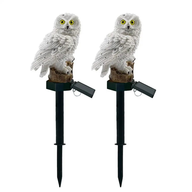 Solar Owl Garden Lamp
