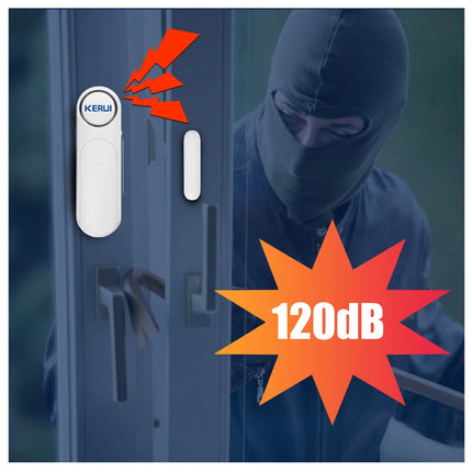 Wireless Magnetic Door Window Sensor Alarm