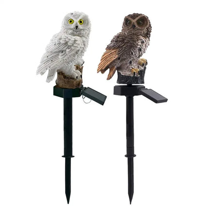 Solar Owl Garden Lamp