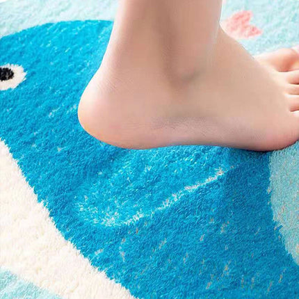 Cartoon Animals Bath Mats Soft Cute Rugs Home Entrance Doormats Bedroom Carpets Bathroom Door Mat Absorbent Non-Slip Foot Pad