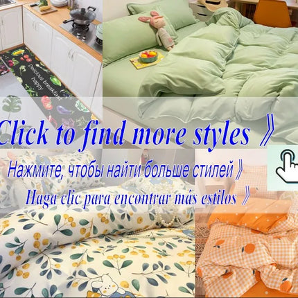 Checkerboard Bedding Set No Comforter Quilt Duvet Cover Pillowcase Flat Sheet Single Queen Size Polyester Bedclothes