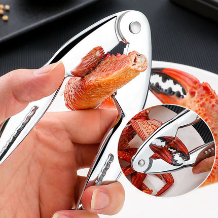 6Pcs Stainless Steel Crab Forks Set Crab Pliers Shellfish Fruit Forks Lobster Clamp Pliers Clip Kitchen Gadgets Seafood Tools