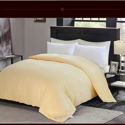Summer Winter Mulberry Silk Quilts Hand Work Positioning Silk Comforter 100%Cotton Duvet Cover Silk Blanket Bedding Home Textile