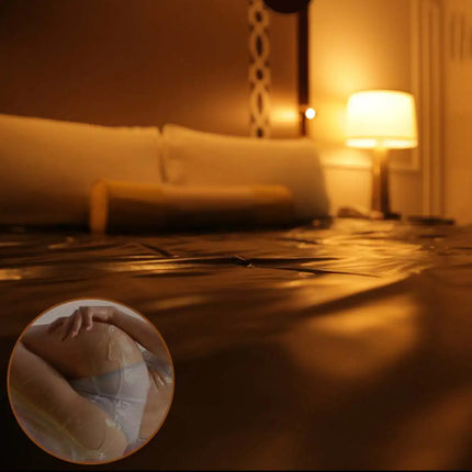 Waterproof Adult Bed Sheets S-e-x PVC Vinyl Mattress Cover Allergy Relief Bed Bug Hypoallergenic S-e-x Game Bedding Sheets