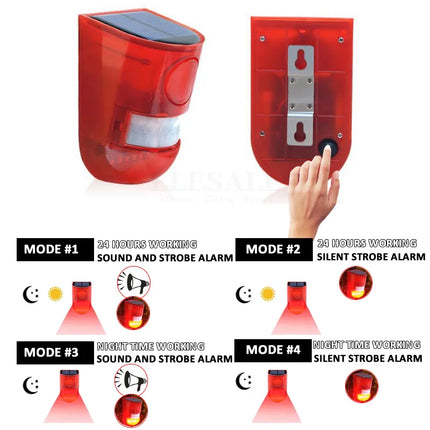 Solar Motion Sensor Alarm