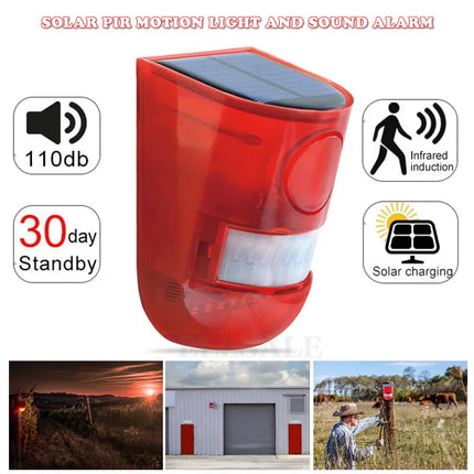 Solar Motion Sensor Alarm